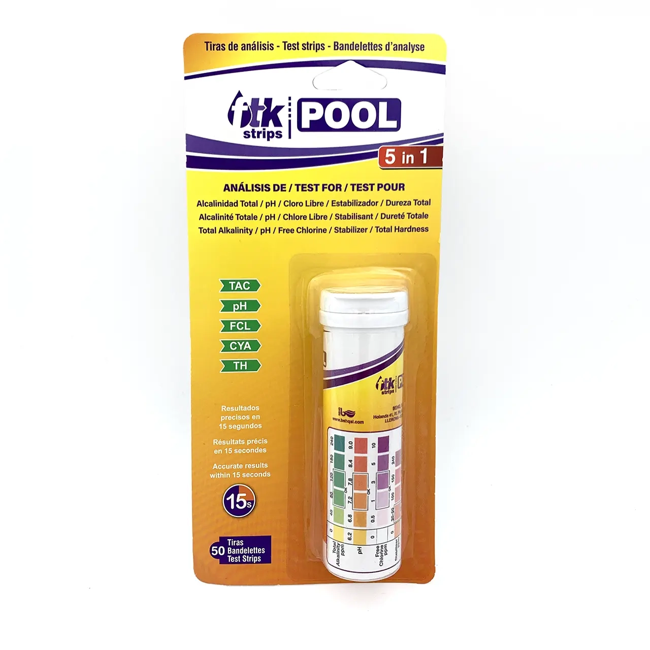 FTK-POOL 5-1 Tiras Analíticas (50un)