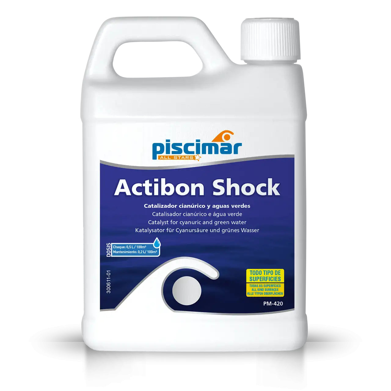 PM-420 ACTIBON SHOCK - Catalisador e água verde