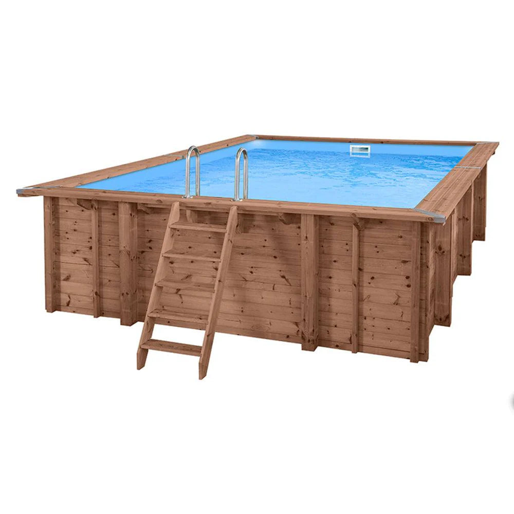 Piscina Elevada/Enterrada - Madeira - Iguazu - 6 x 4,19 m