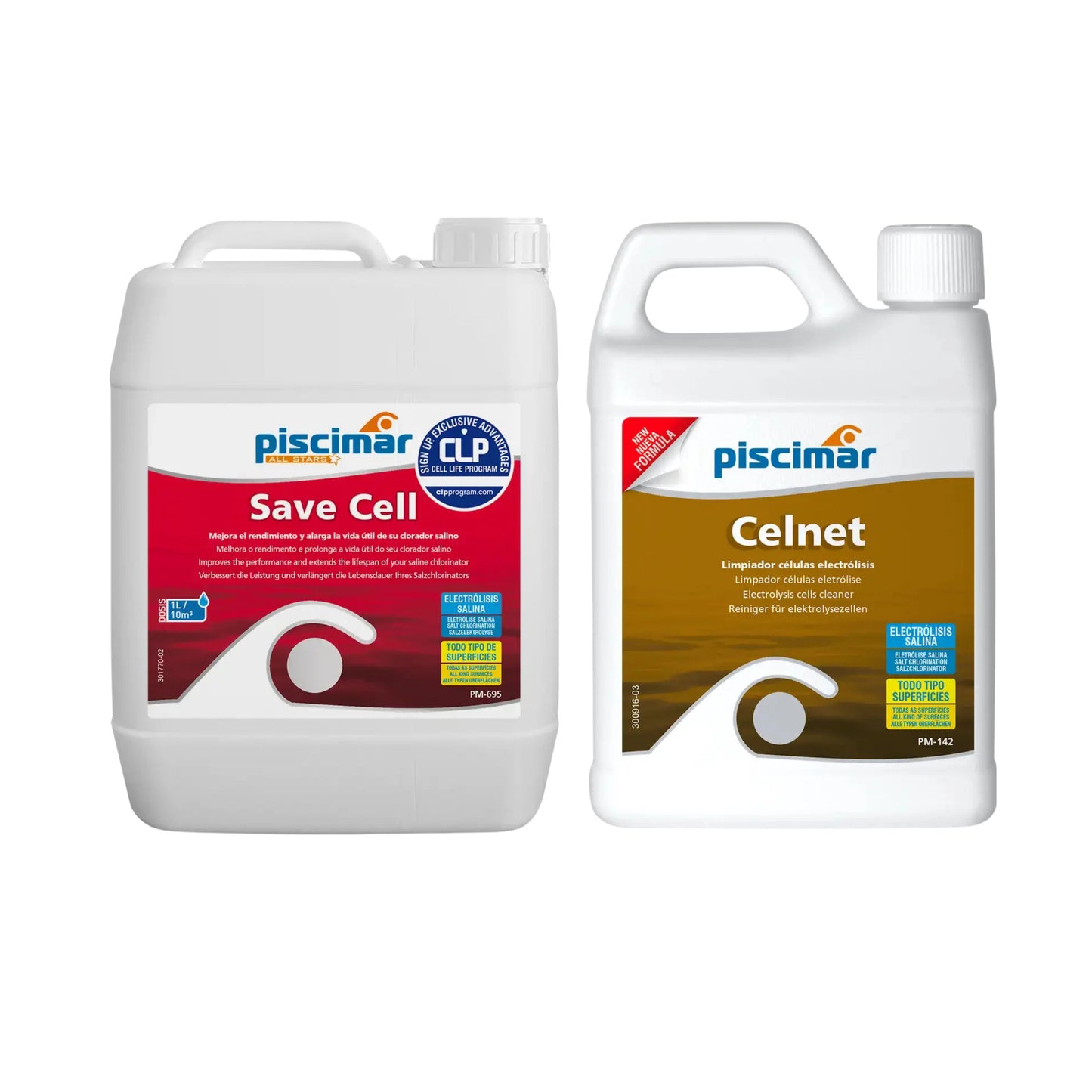 Pack 2 Embalagens Eletrólise de Sal (Save Cell + Celnet)