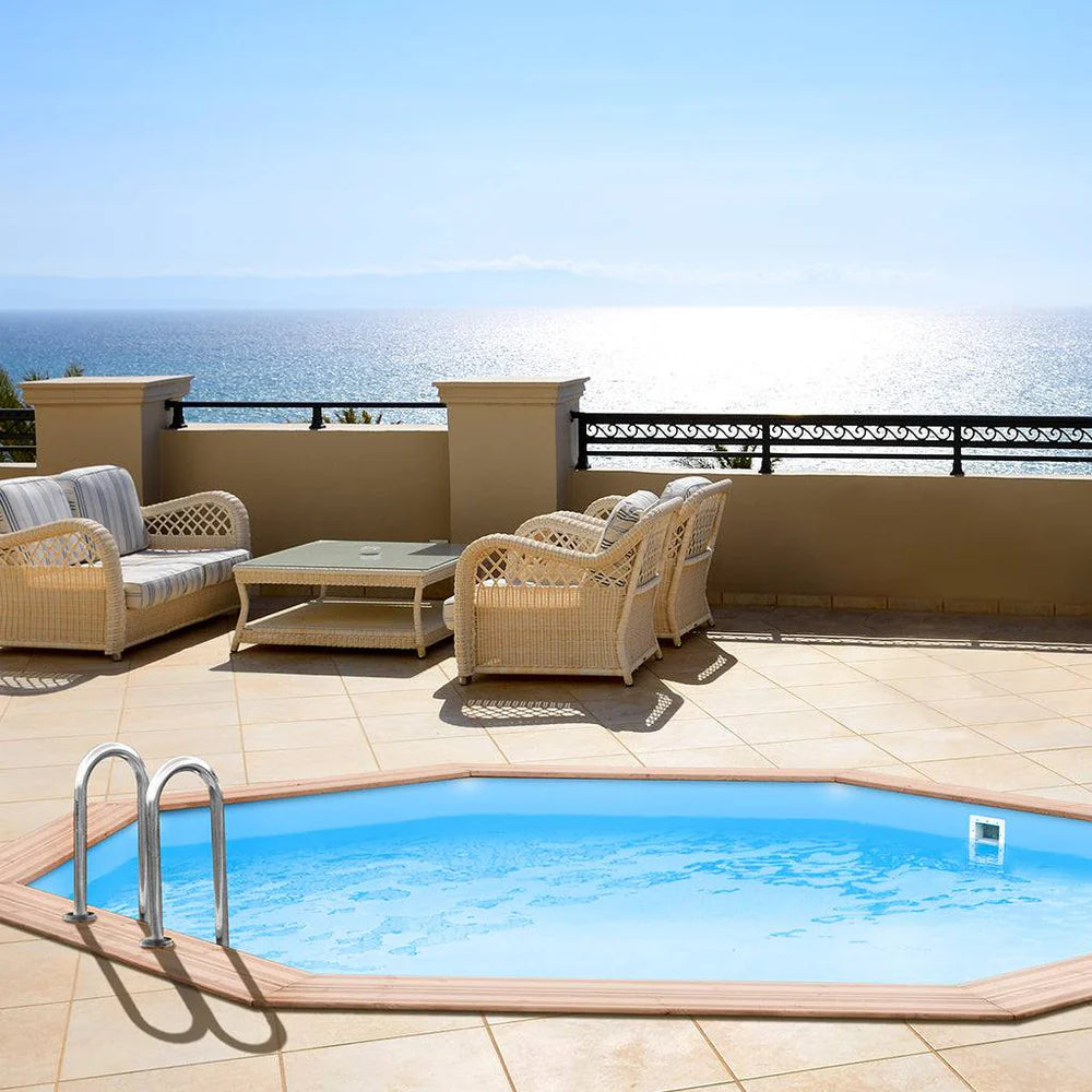 Piscina Elevada/Enterradas - Madeira - Bermuda ø5,60 m