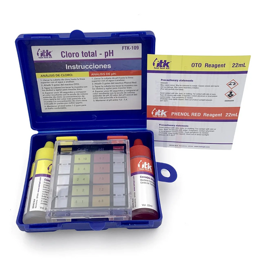 FTK-109 TEST KIT pH e Cloro