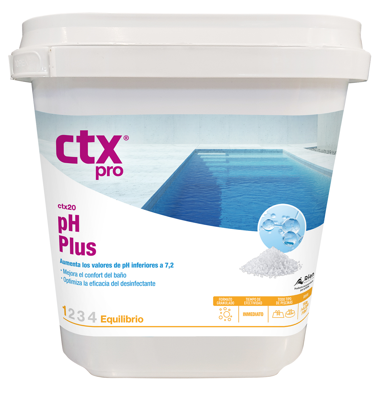 CTX-20 pH+ Incrementador pH granulado