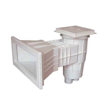 Skimmer ABS - 15 l Deluxe - (Betão) (c/colar extensivo)