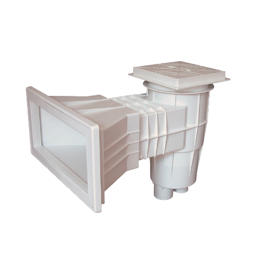 Skimmer ABS - 15 l Deluxe - (Betão) (c/colar extensivo)