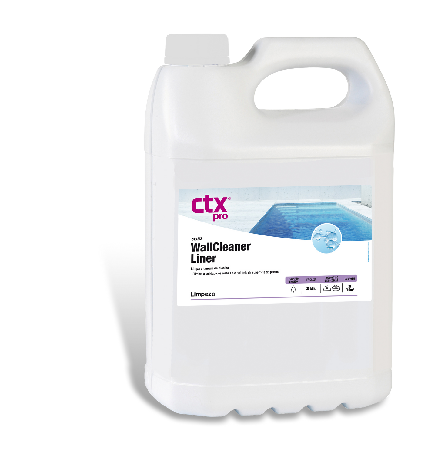 CTX-53 Desincrustante líquido – para piscinas fibra/poliester 5L