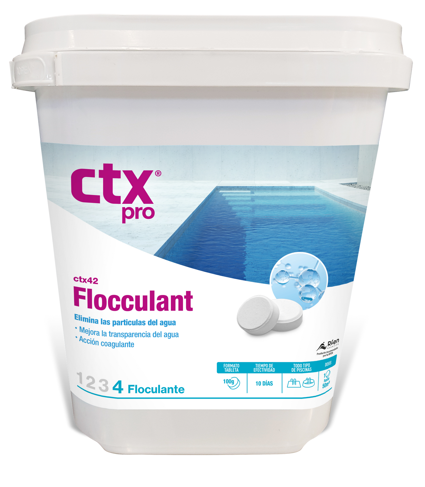 CTX-42 Floculante pastilhas