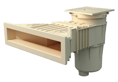 Skimmer ABS - 17,5 l - boca estreita - (Liner/Betão)