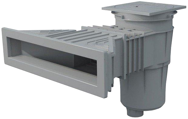 Skimmer ABS - 17,5 l - boca estreita - (Liner/Betão)