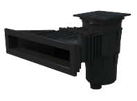Skimmer ABS - 17,5 l - boca estreita - (Liner/Betão)