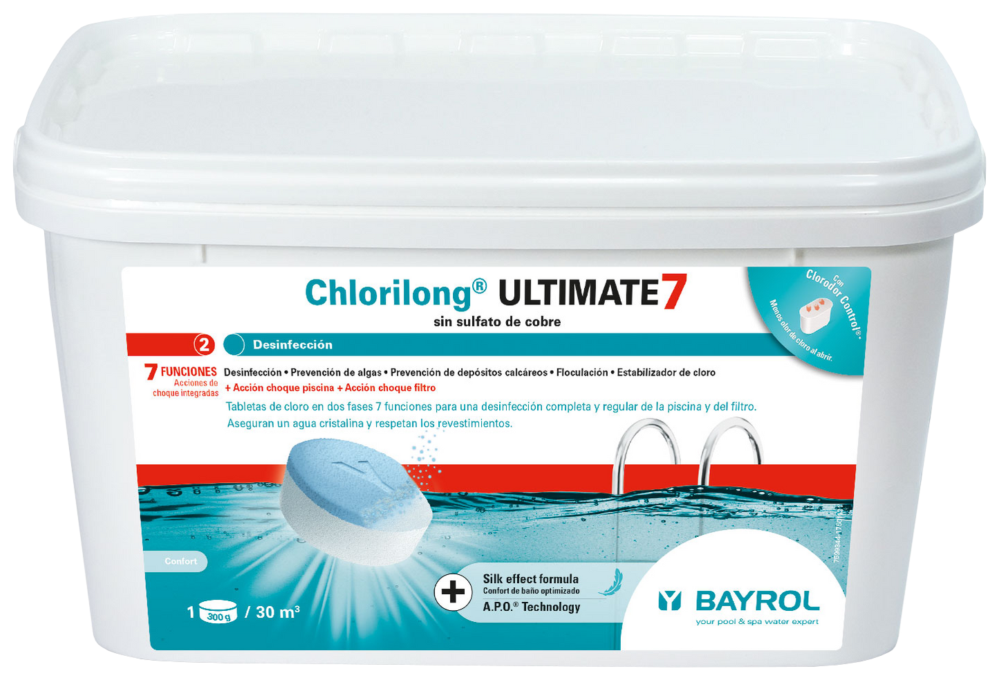 Chlorilong® ULTIMATE 7 funções pastilha 4,8Kg