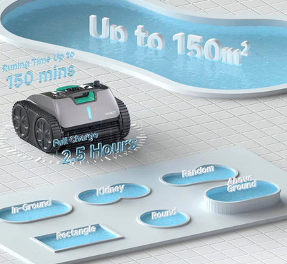 Aspirador Piscina WYBOT E-TRON i20 NG Sem Fios