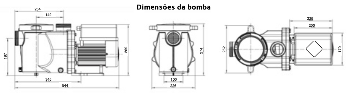 Bomba Filtração - Inverter