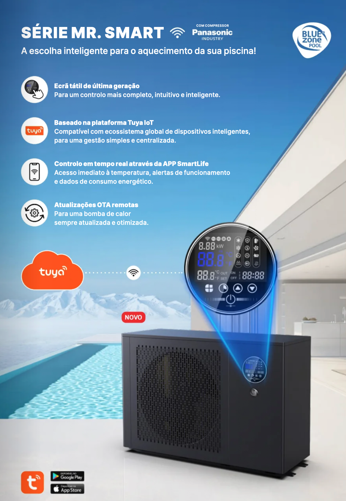 Bomba de calor FULL INVERTER Série Mr. Smart