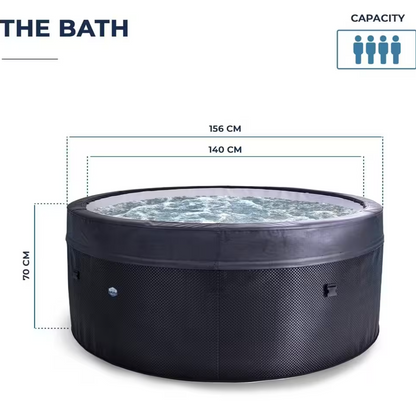 Banheira de gelo + spa para 4 pessoas - NetSpa Ice Vita - multifunções - 3kW