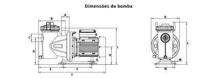 Bomba de filtração Série Basic 2.0