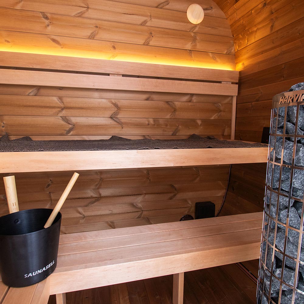 Sauna de Exterior Cubo Onyxia
