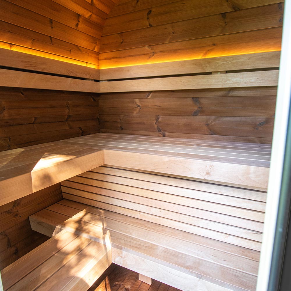 Sauna de Exterior Cubo Onyxia