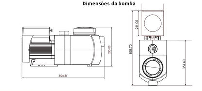 Bomba de filtração - Velocidade variável Série Deluxe